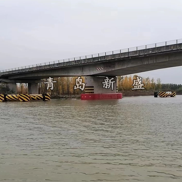 青岛新盛生产固定式河道桥柱防船只撞击护舷