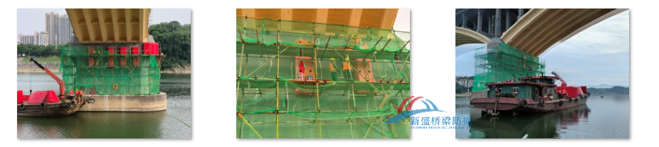 益阳大桥 固定式柔性材料桥梁防撞设施的生产与安装(图1)